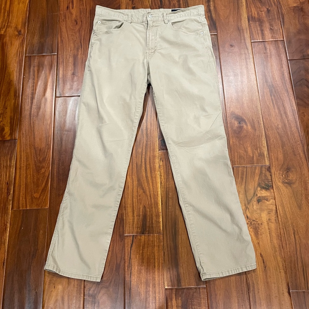 Daniel Cremieux 5 Pocket Chinos, Brooklyn, 34x32, Light Tan